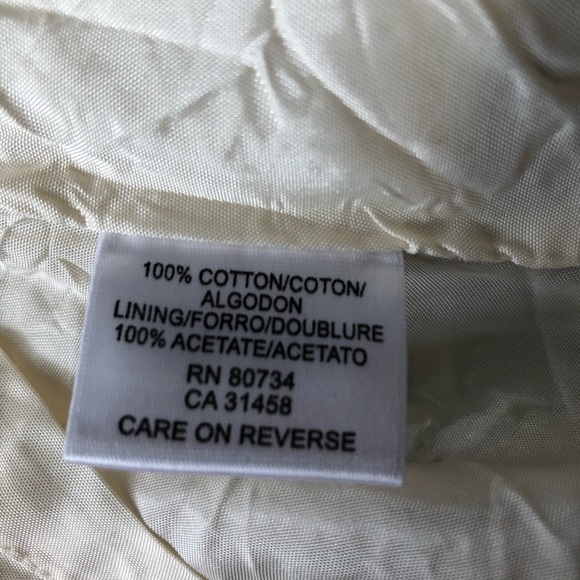 BCBG Small Green Floral Cotton A-line Skirt - Picture 6 of 7